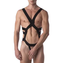 Barcode Berlin Harnais élastique ELON Noir